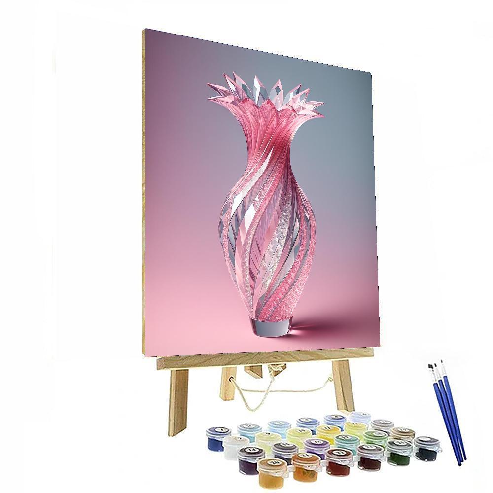 Petal Prism Vase Paint By Number