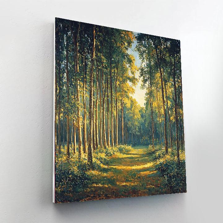 John Constable Inspired Forest Awakening  Paint By Number