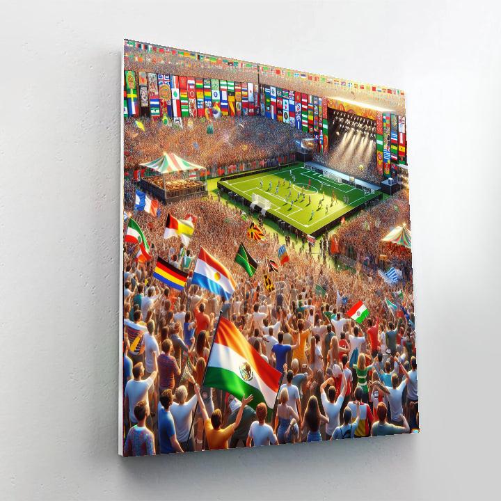 World Cup Festival Paint By Color