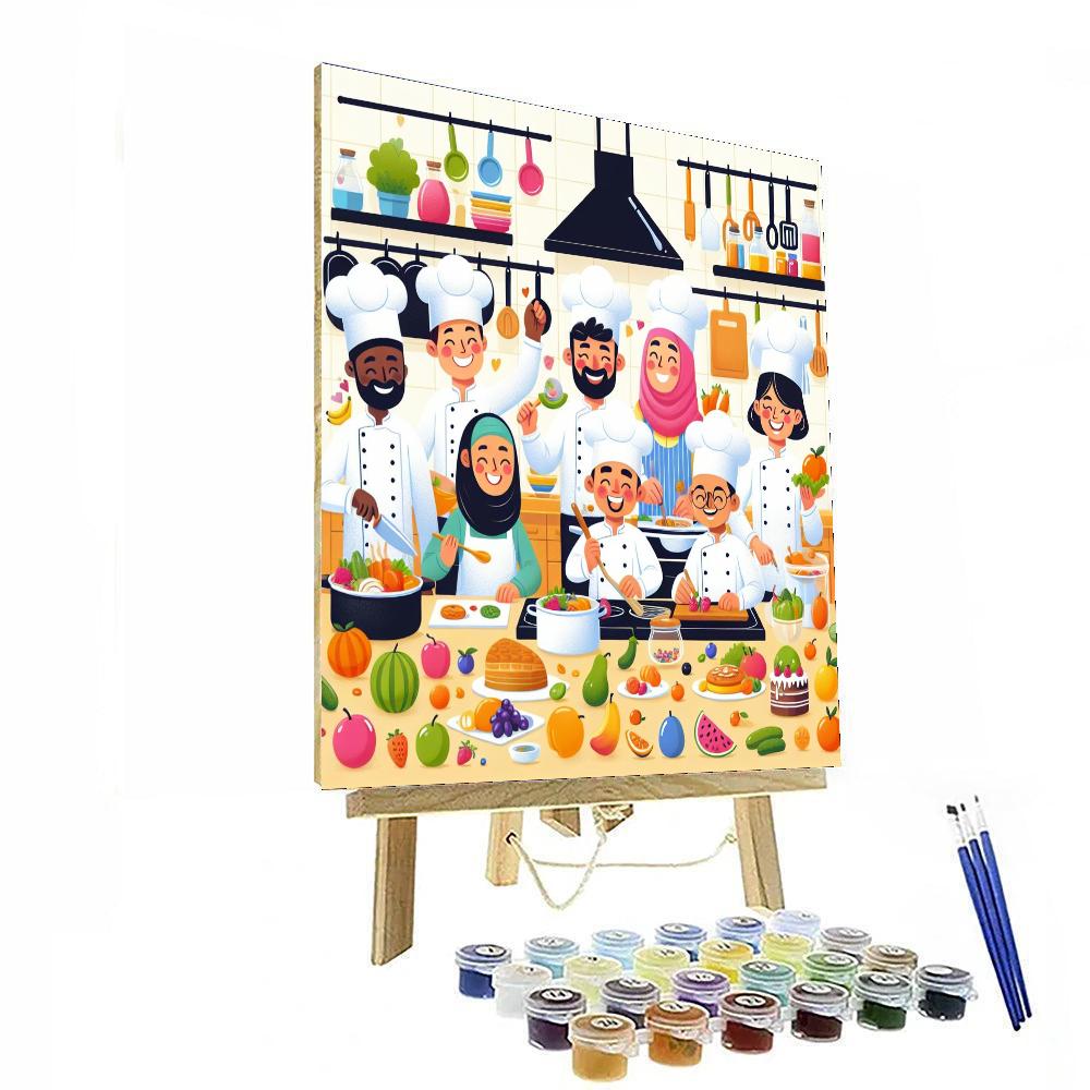 Magic In The Kitchen Number Painting