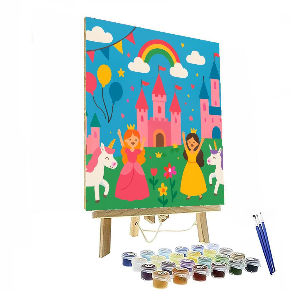 Fairy Tale Kingdom Celebration DIY Paint By Numbers