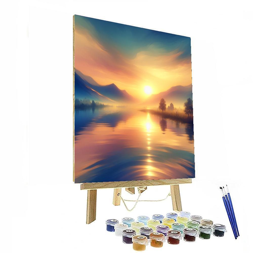 Ethereal Sunrise Bliss Paint By Numbers