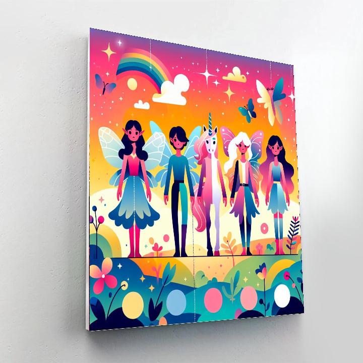 Fantasy Land Of Enchantment Paint By Number