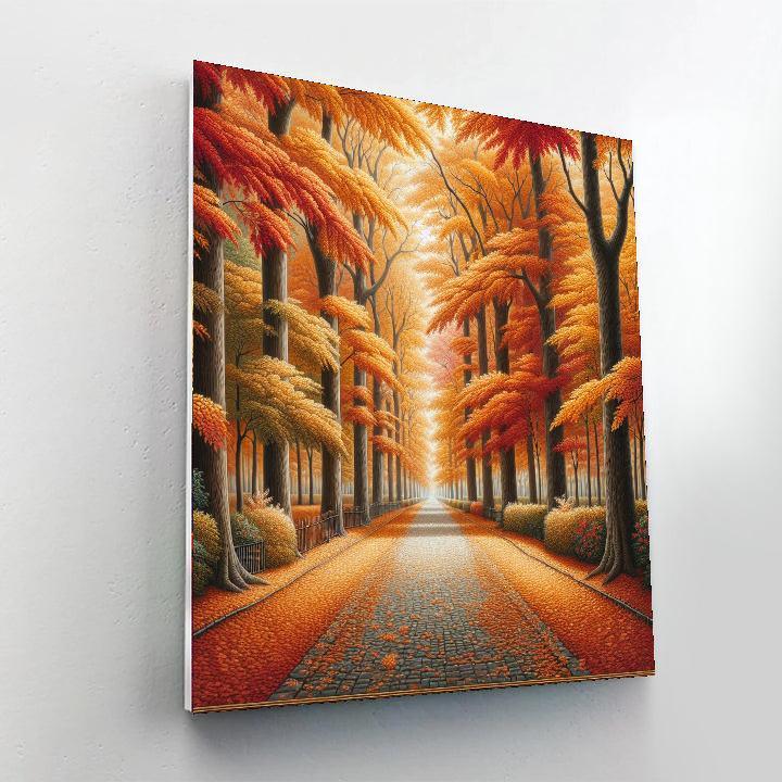 Crisp Autumn Trail DIY Paint By Numbers