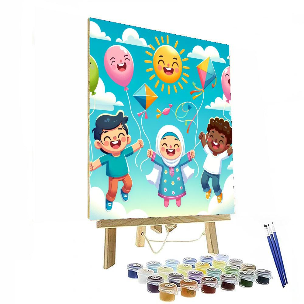 Exciting Adventure In The Sky Paint By Numbers Art