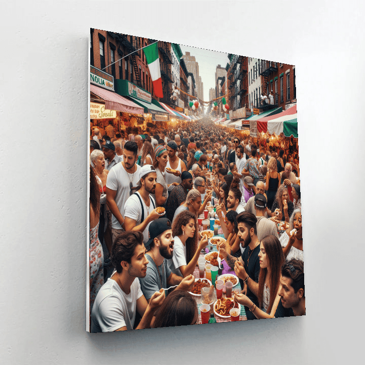 Feast Of San Gennaro Number Painting