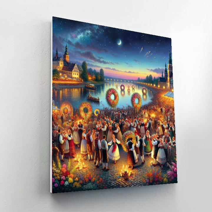 Kraków Wianki Paint By Numbers Art