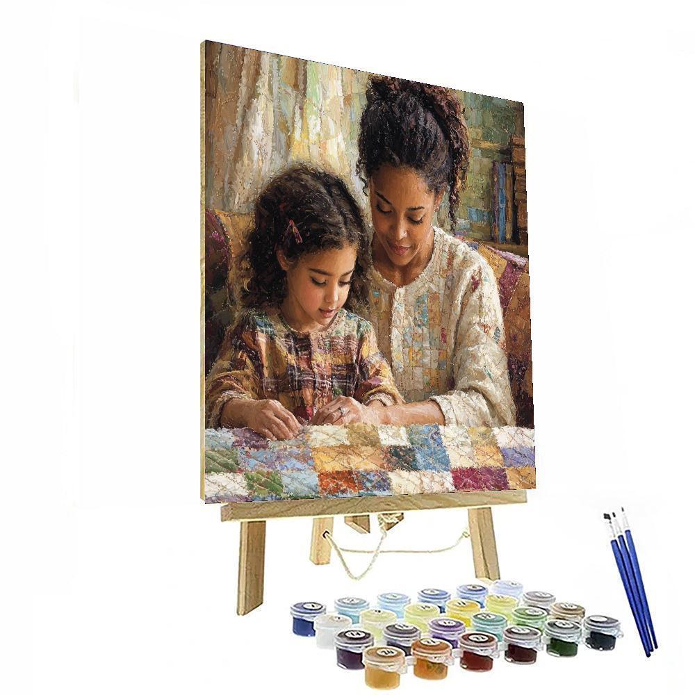 Mother's Quilt Of Love Paint By Number