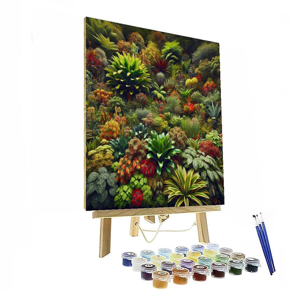 Botanical Garden Paradise Paint By Number