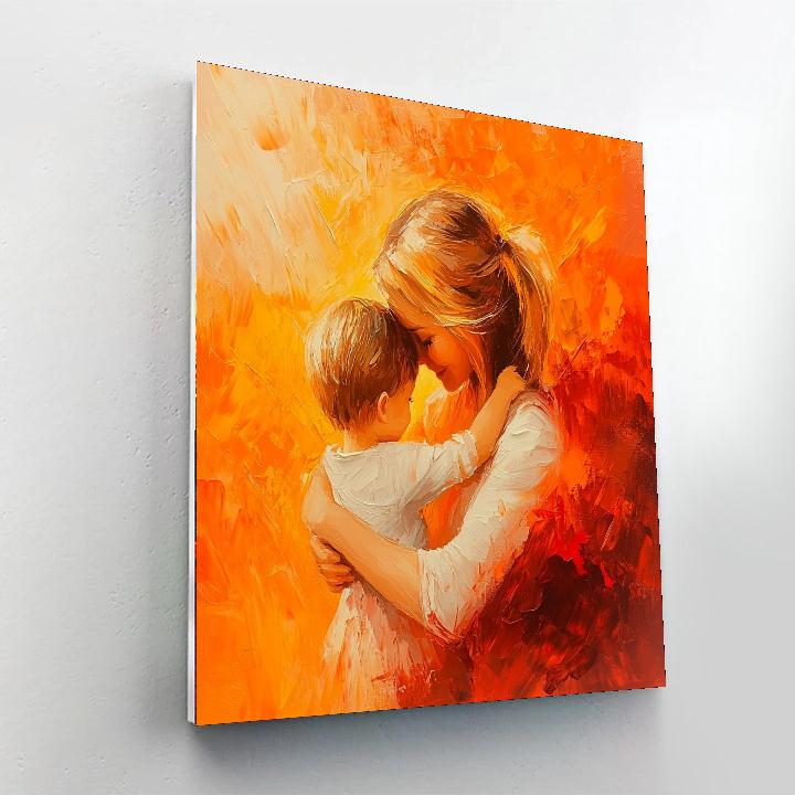 Cuddle Time By The Fire Paint By Color