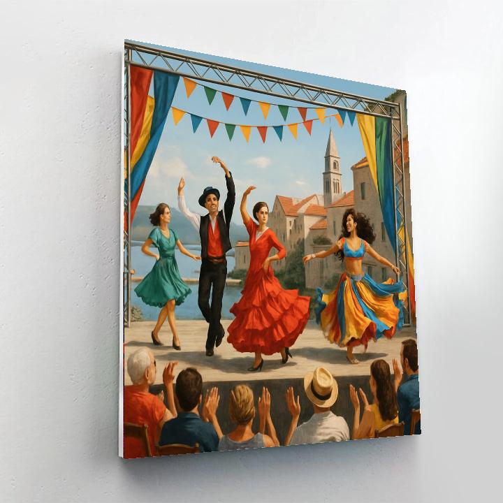 International Festival Of Dance - Croatia DIY Paint By Numbers