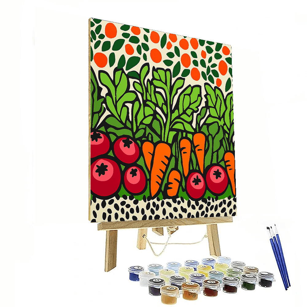 Matisse Inspired Charming Vegetable Garden - DIY Painting By Numbers Kit
