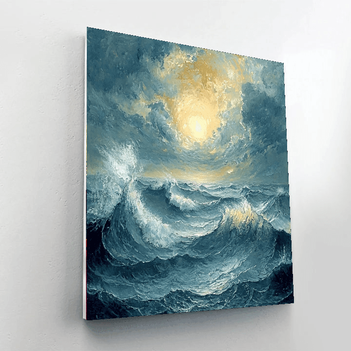 J.M.W. Turner Inspired Turner's Stormy Horizon  Paint By Numbers Kits