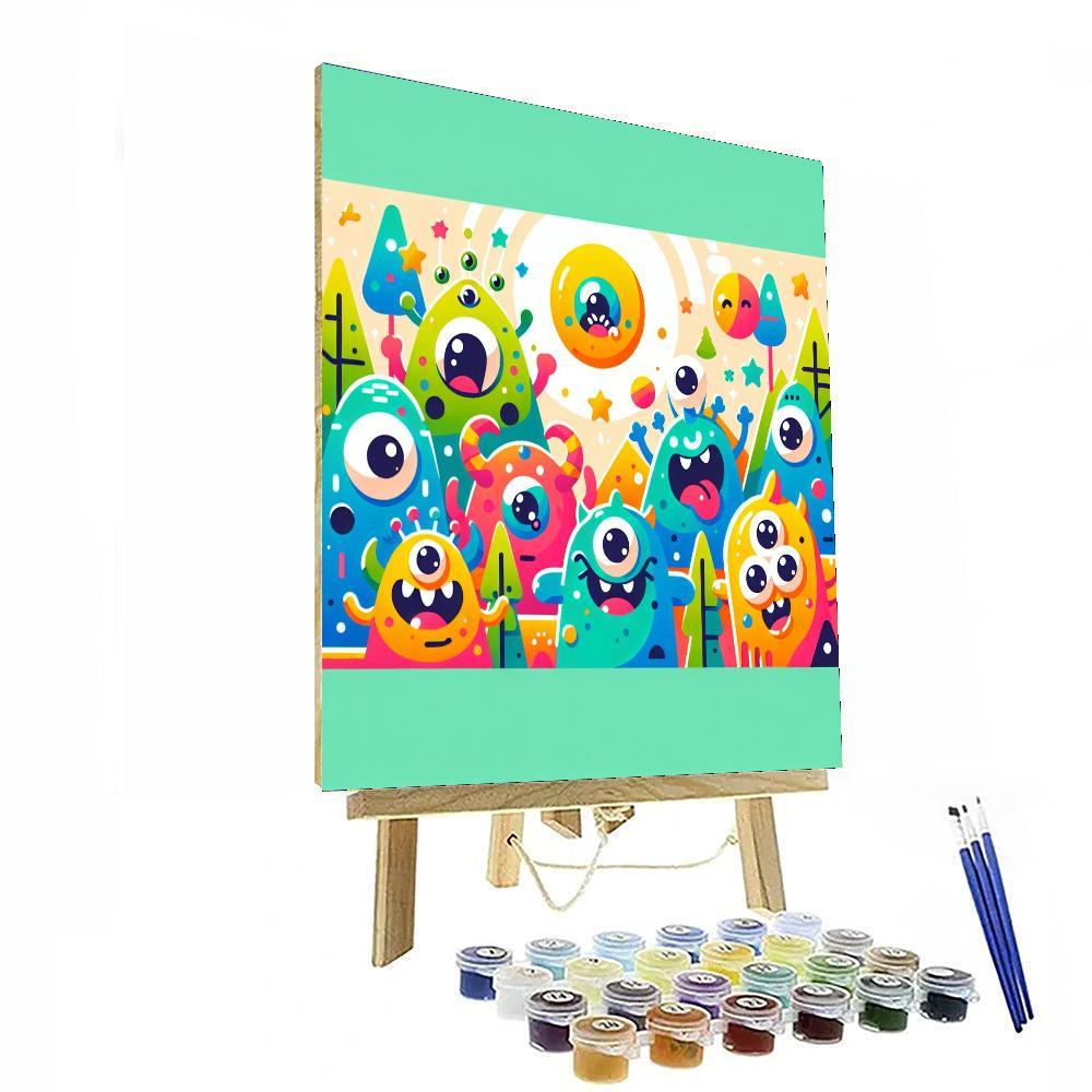Silly Monsters Unite Paint By Numbers Kits