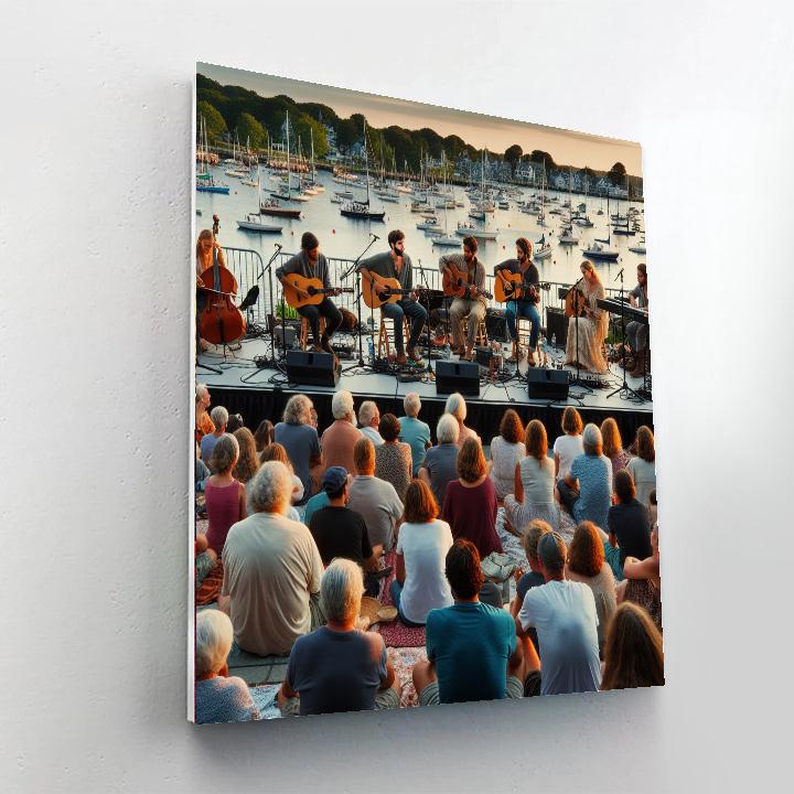 Newport Folk Festival - Rhode Island Paint By Numbers Art