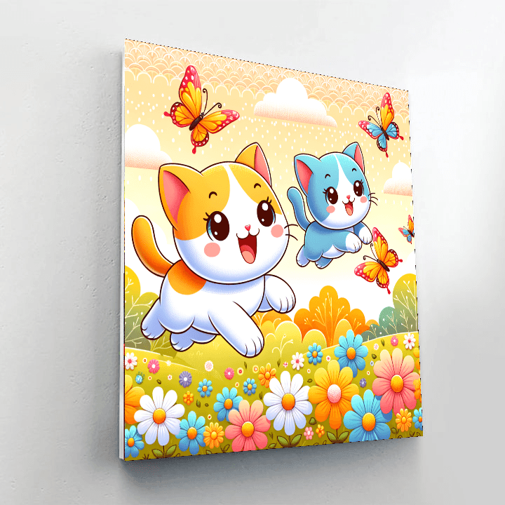 Whimsical Kittens Paint By Number