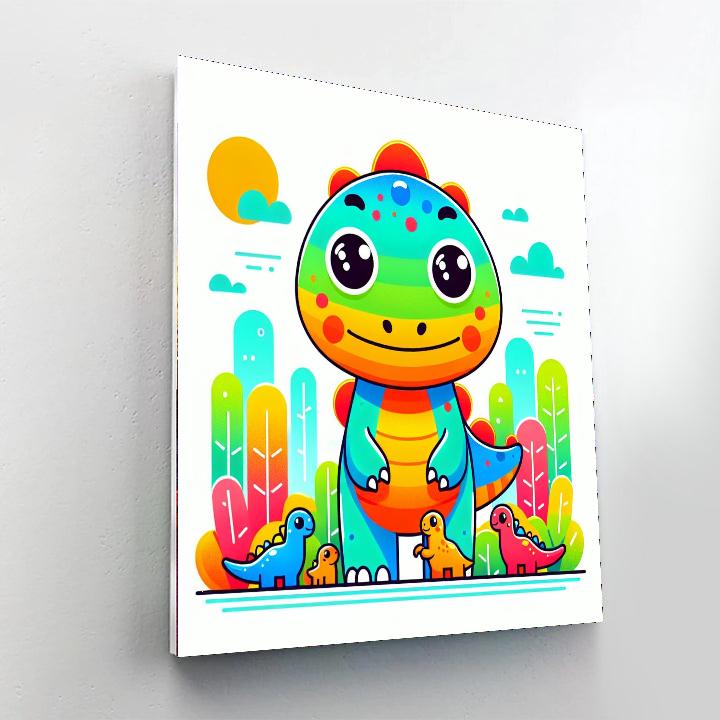 Gigantic Dinosaur Discovery Paint By Number