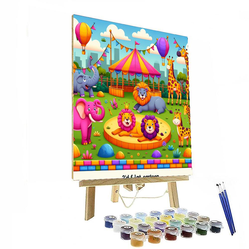 Fantasy Zoo Adventure DIY Paint By Numbers