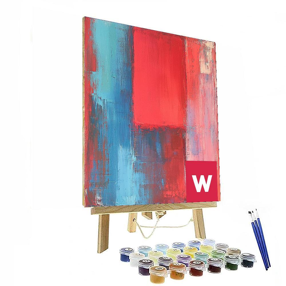 Mark Rothko Inspired Flame And Calm  Numbered Painting Kits
