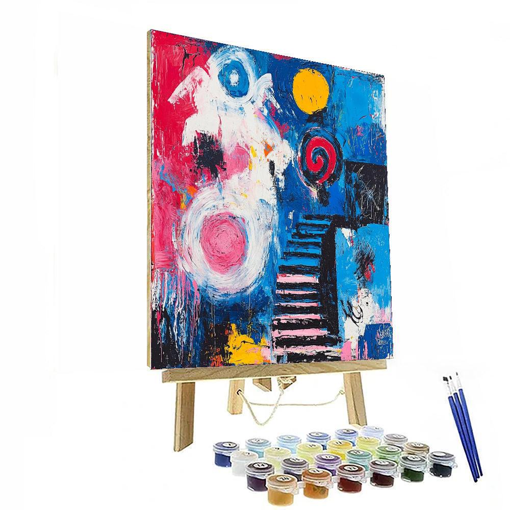 Jean-Michel Basquiat Inspired Metaphysical Journeys  Paint By Numbers Kits