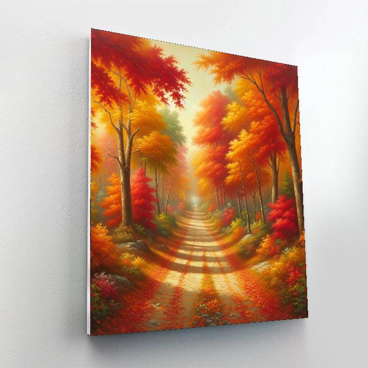 Charming Autumn Afternoon Painting Number Kit