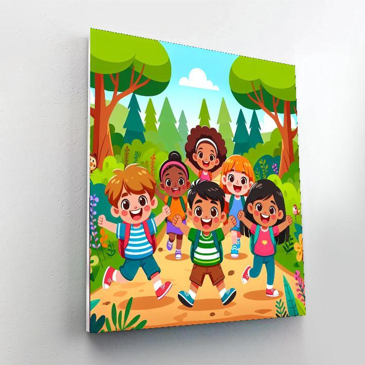 Adventurous Nature Trail Paint By Color