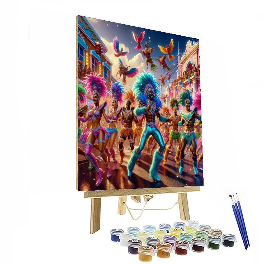 Nassau Junkanoo Parade - Nassau, Bahamas Paint By Numbers