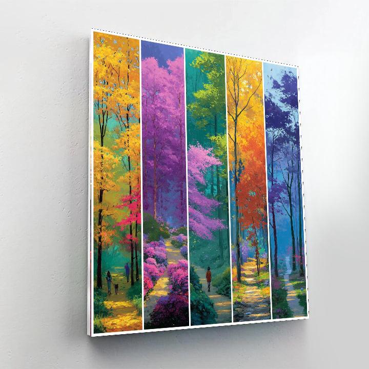 Love Across The Seasons Numbered Painting Kits