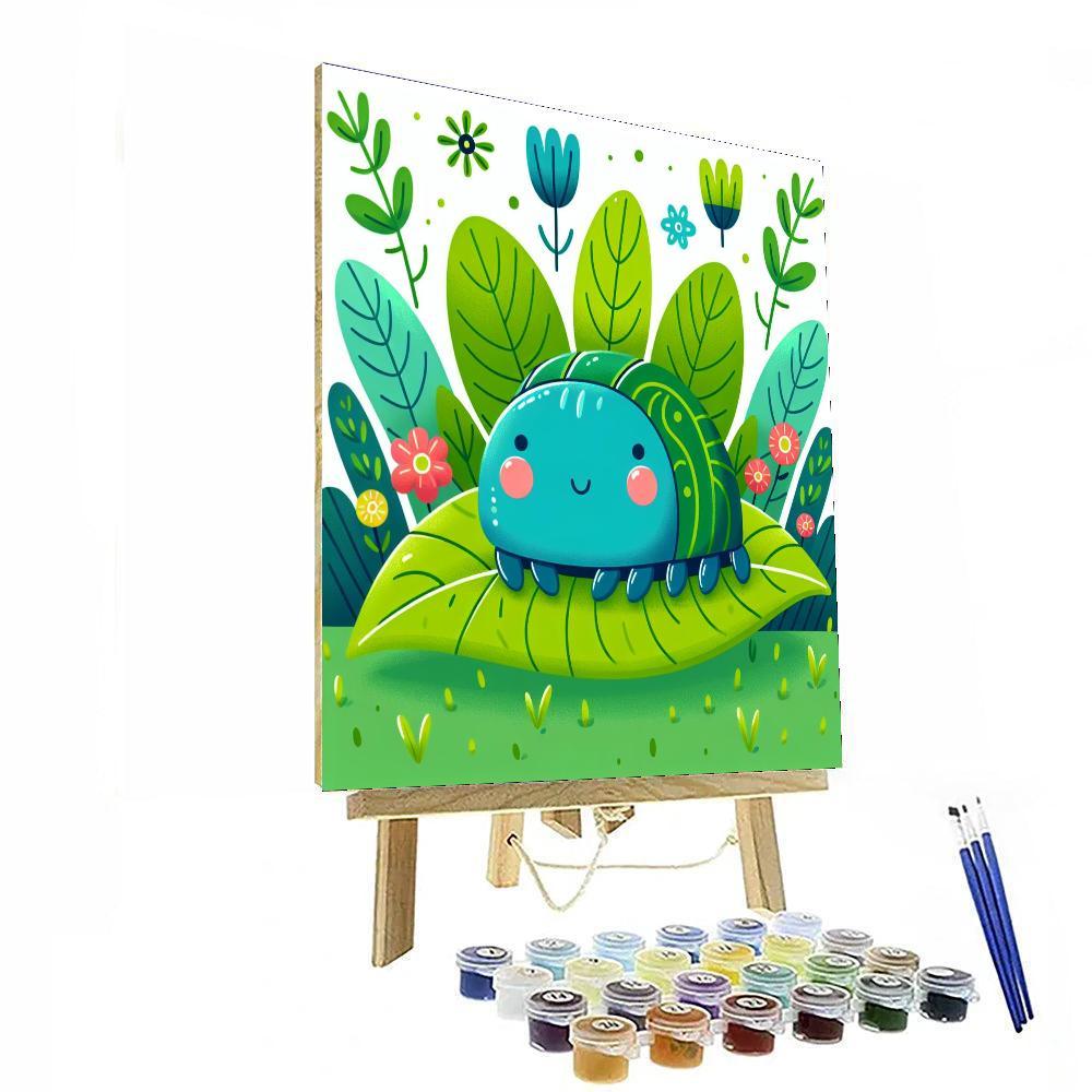 Bright Beetle Paint By Numbers Art