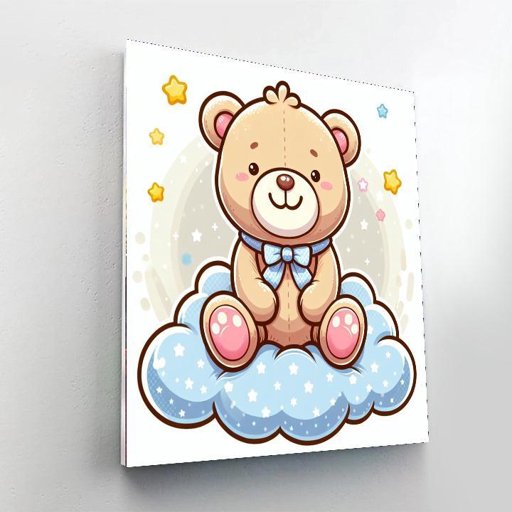 Sweet Teddy Bear Paint By Color