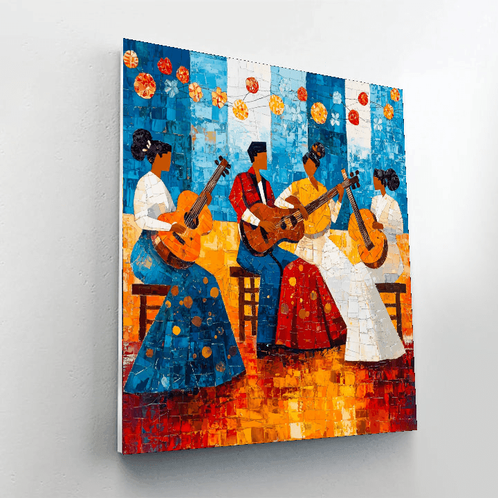 Pablo Picasso Inspired Picasso's Fiesta  Paint By Numbers Kits