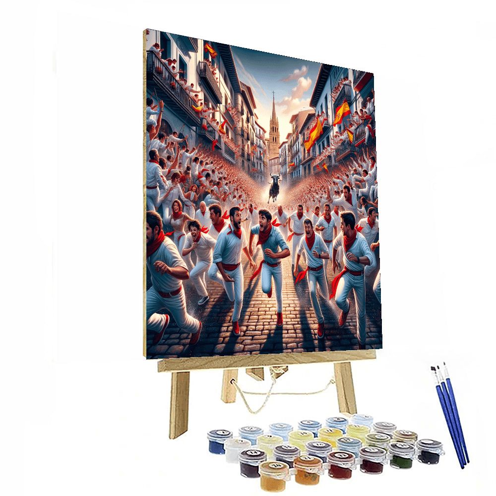 San Fermín - Spain Number Painting