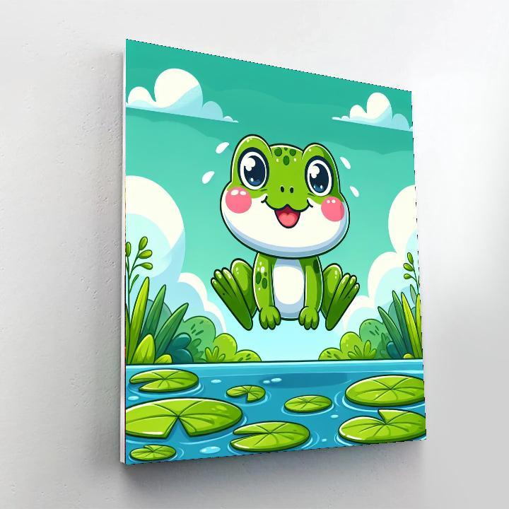 Jumping Frog Paint By Color