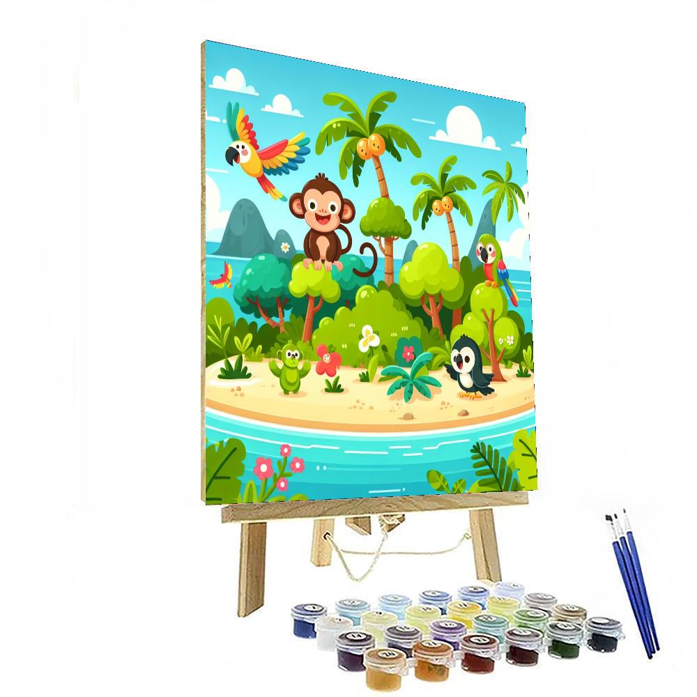 Island Imagination Numbered Painting Kits