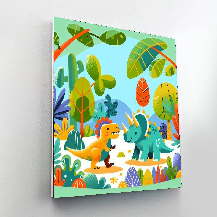 Jurassic Dino Quest Paint By Number
