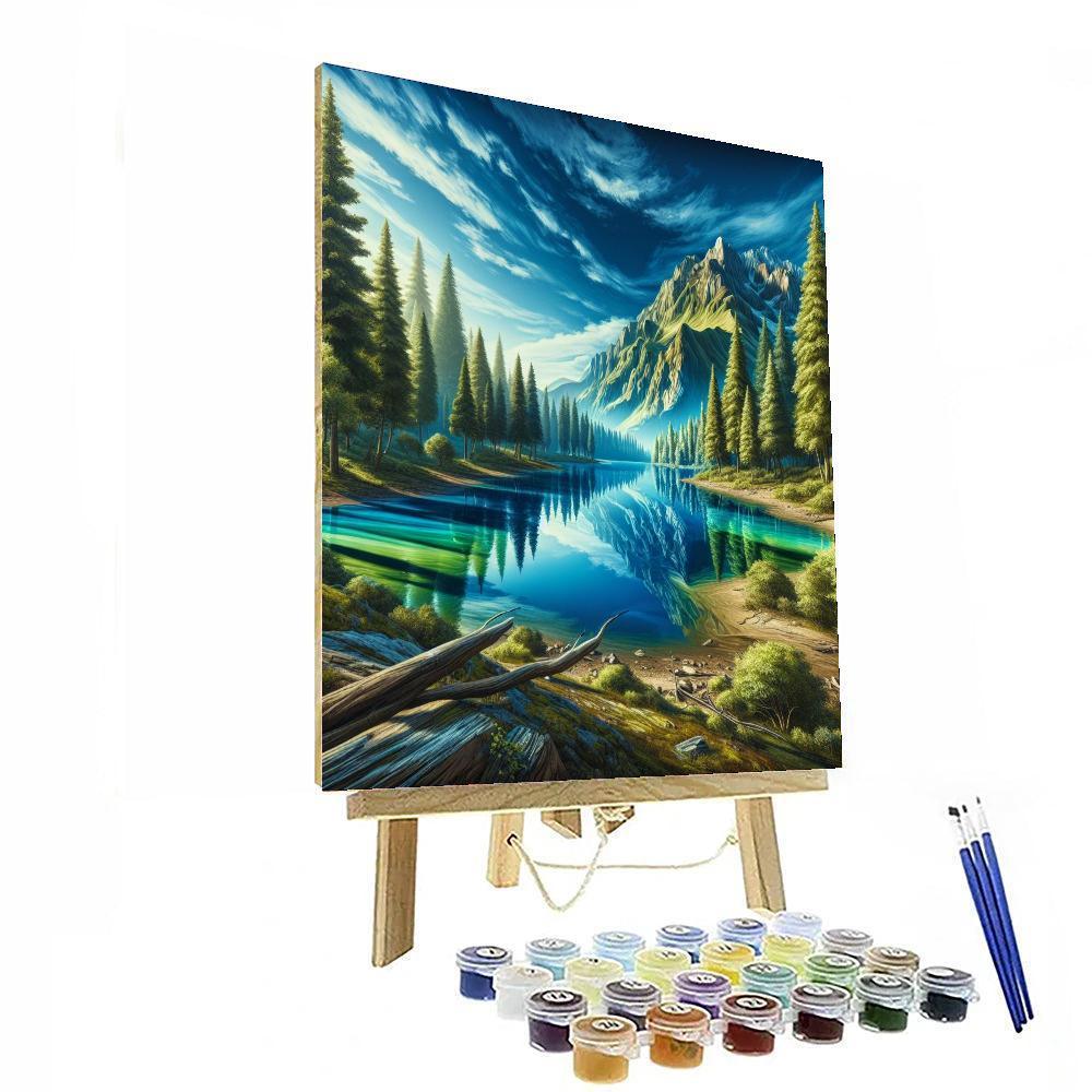 Lovely Lake View Paint By Number