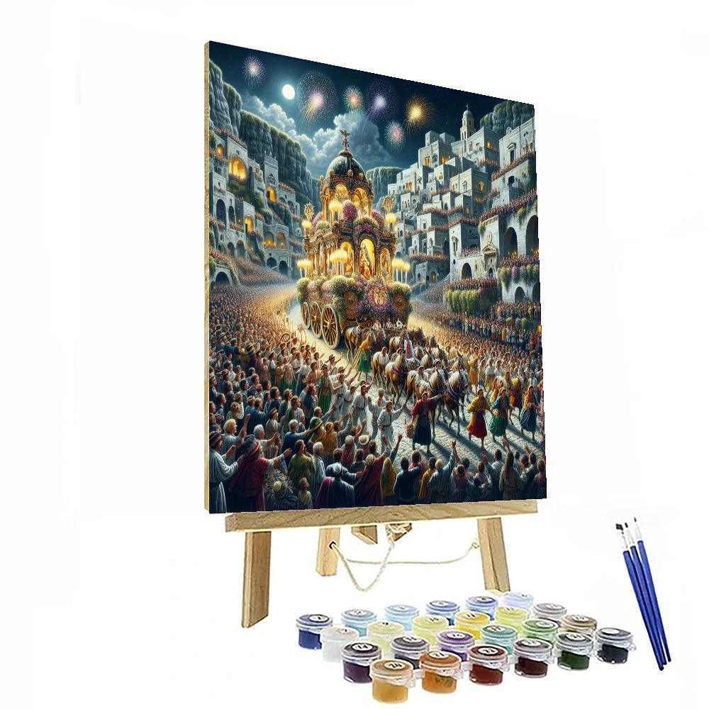 Festa Della Madonna Bruna - Matera, Italy DIY Paint By Numbers