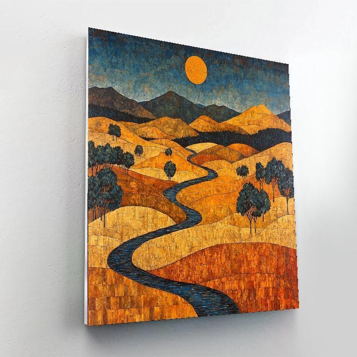 Nandalal Bose Inspired Rural Resonance  DIY Paint By Numbers