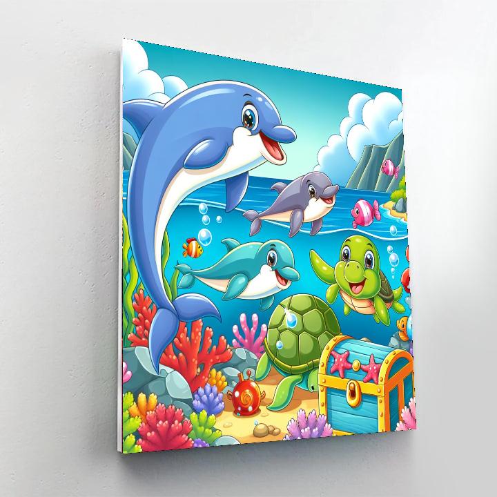 Aqua Adventure Number Painting