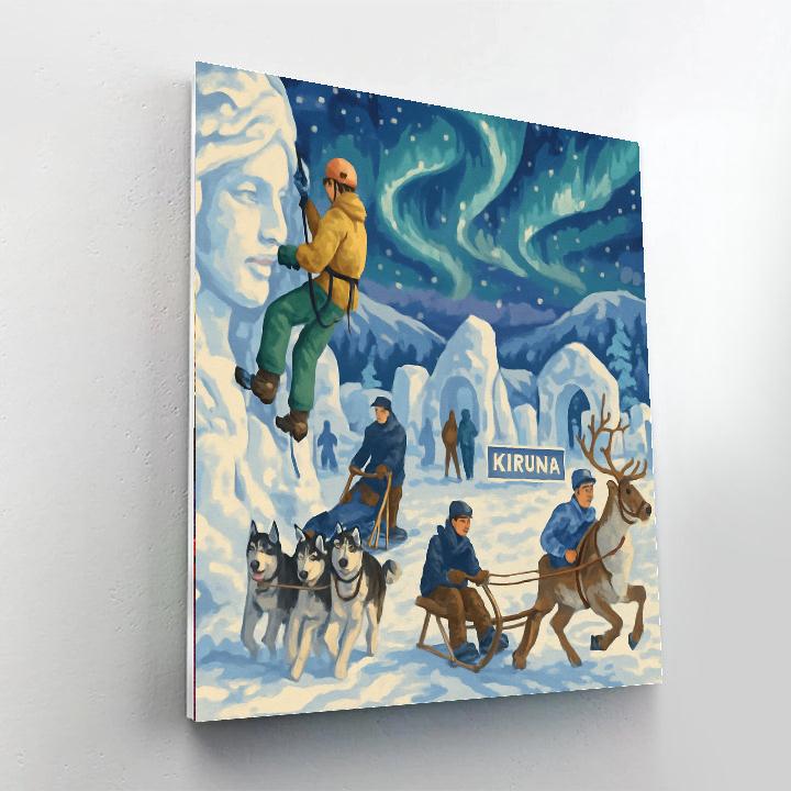 Kiruna Snow Festival - Kiruna Paint By Numbers Kits