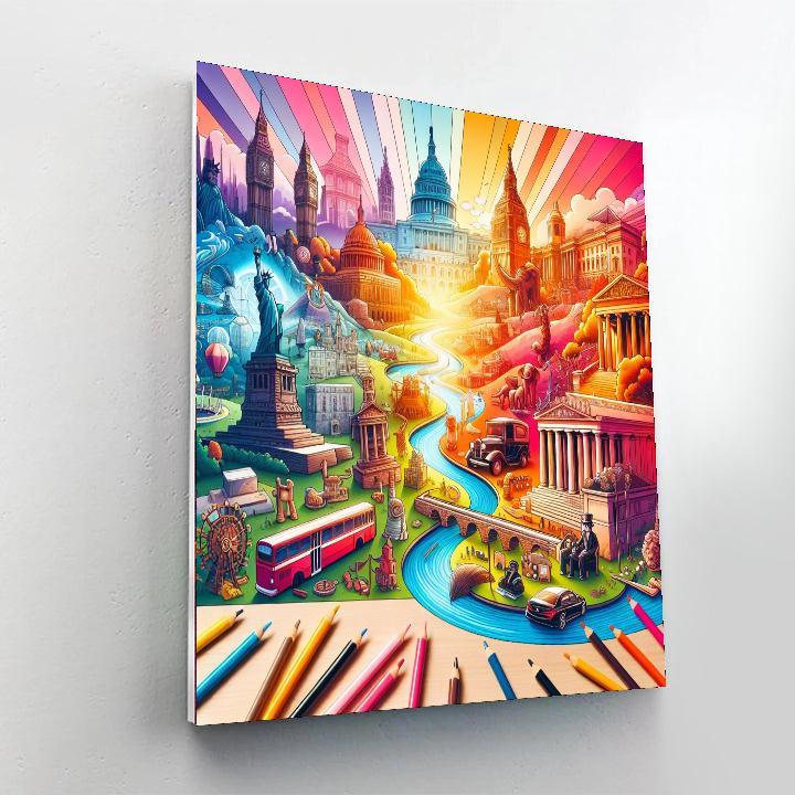 Adventures In Time Paint By Numbers