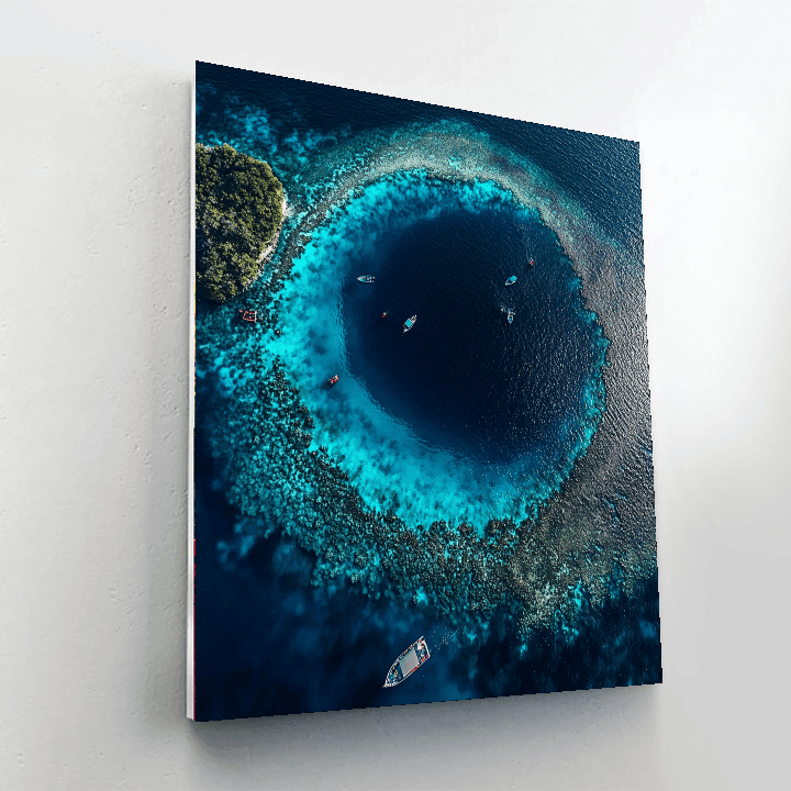 Blue Hole Paint By Numbers