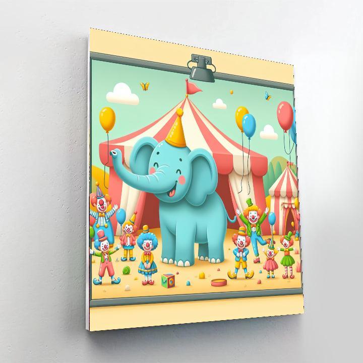 Circus Carnival Excitement Paint By Numbers Kits