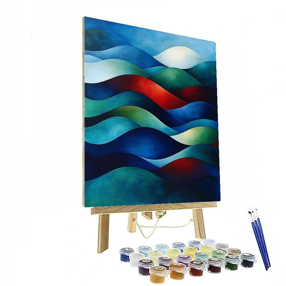 Frida Kahlo Inspired Ocean Of Emotions  Painting Number Kit