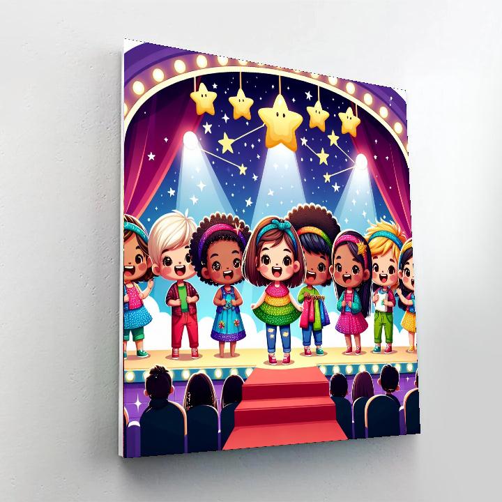 Funky Fashion Designers Numbered Painting Kits