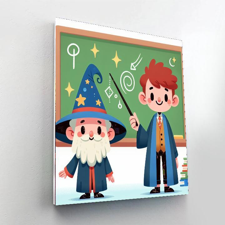 Wizard's School Of Magic Paint By Numbers Kits