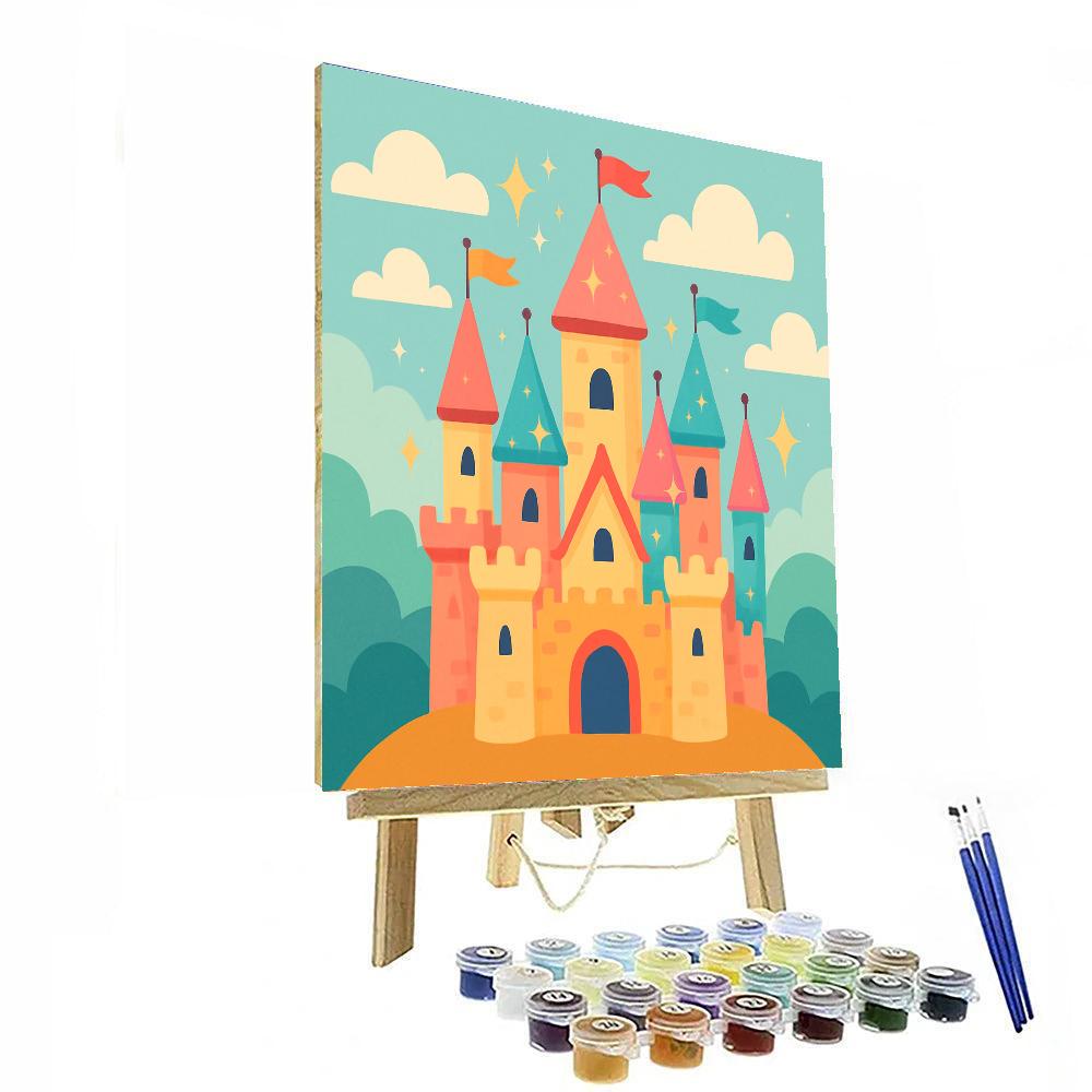 Dreamy Enchanted Castle Paint By Numbers Kits