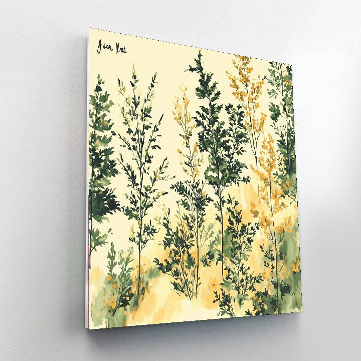 Leonardo Da Vinci Inspired Secrets Of The Forest  Paint By Number