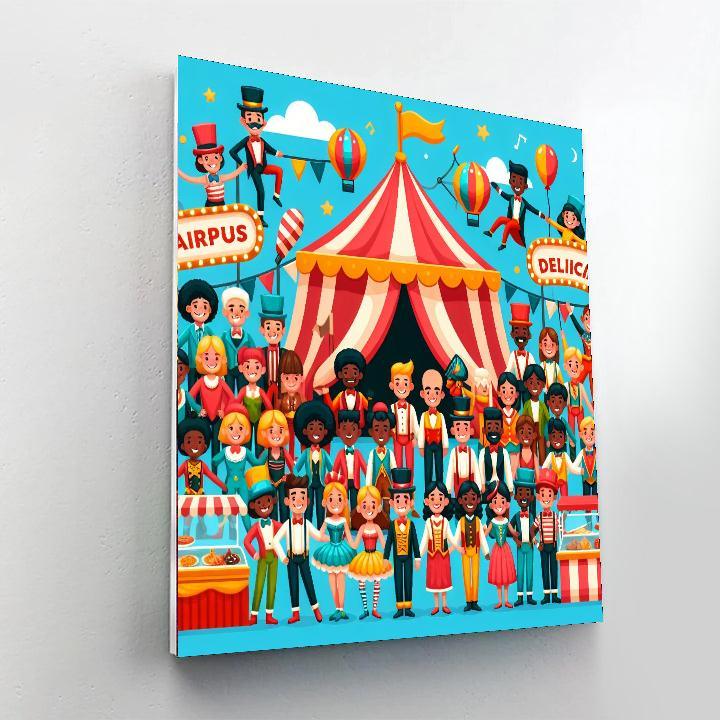 Circus Fun Festivities Paint By Numbers Kits