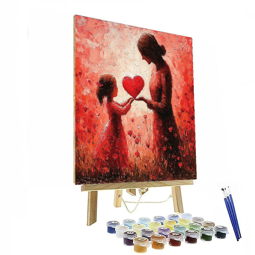 Little Hands, Big Heart Painting By Numbers Kit